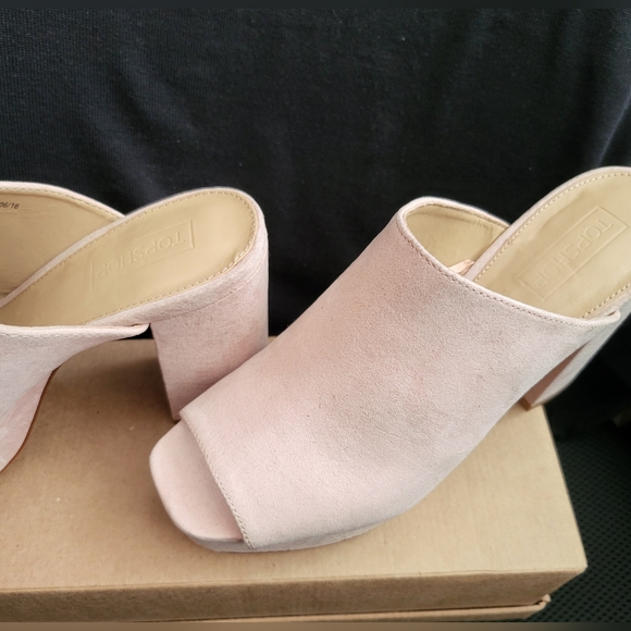 NWT Topshop Women's Pink Mules MAddox - Picture 10 of 10